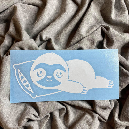 Sleepy Sloth Decal