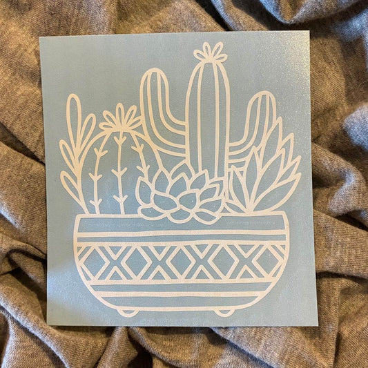 Succulent Decal