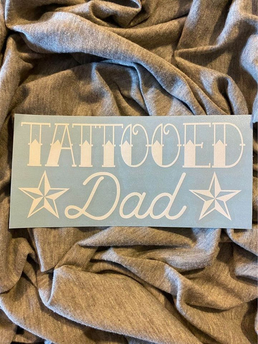 Tattooed Dad Decal