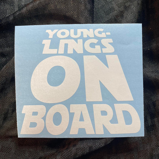 Younglings On Board Decal